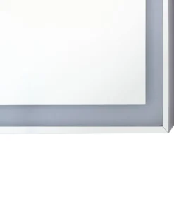 LED-badeværelsesspejl ARGENS 90 cm 70 cm Sølv