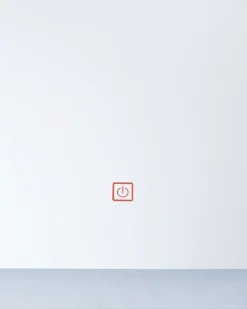 LED-badeværelsesspejl CORROY 80 cm 60 cm Sølv