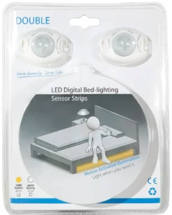 LED-bånd ATRATO 240 cm Med bevægelsessensor Hvid