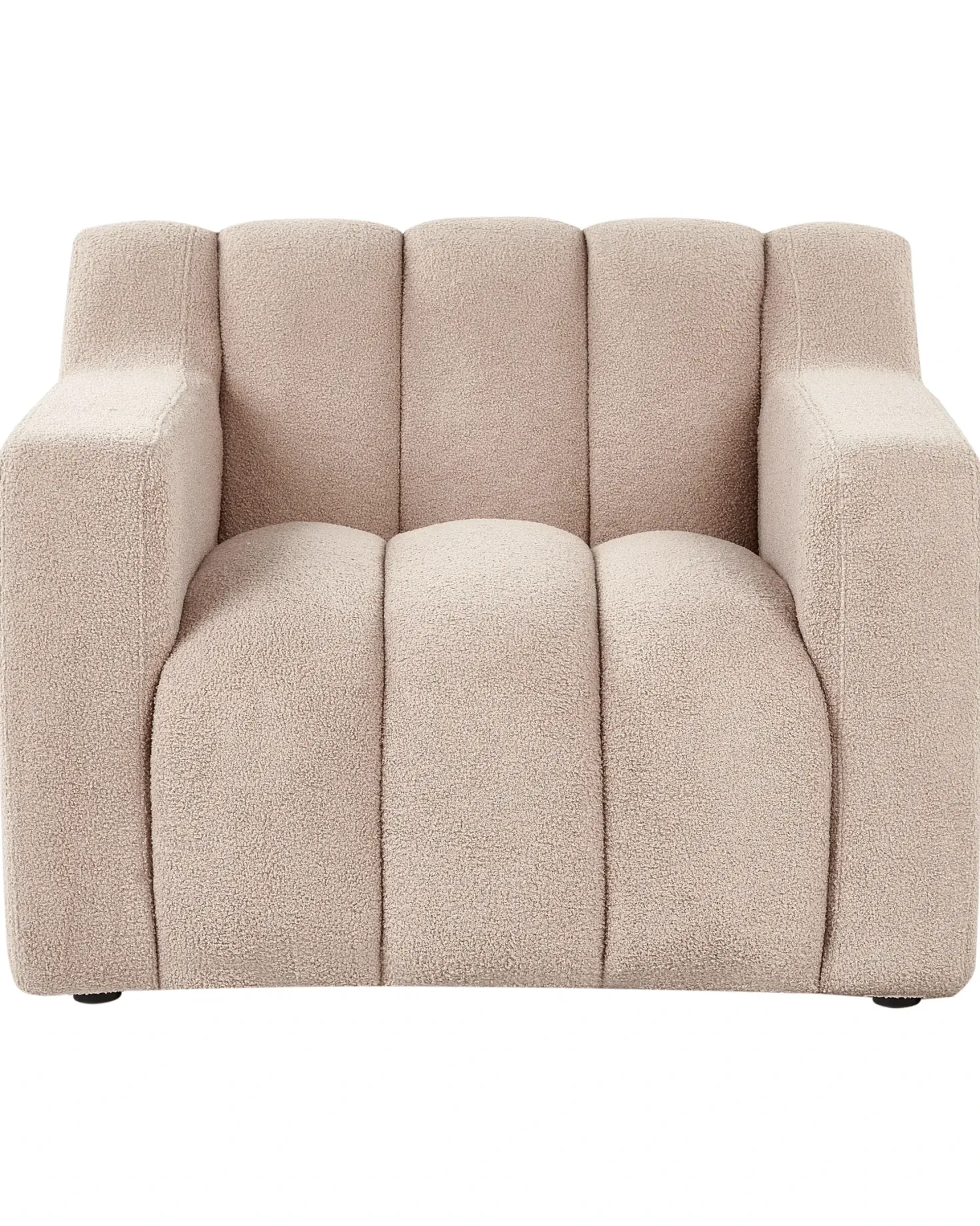Lænestol AGERUP Boucle Beige