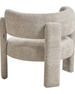 Lænestol BUREA Chenille Lys Beige