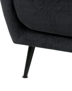 Lænestol EIBY Chenille Sort