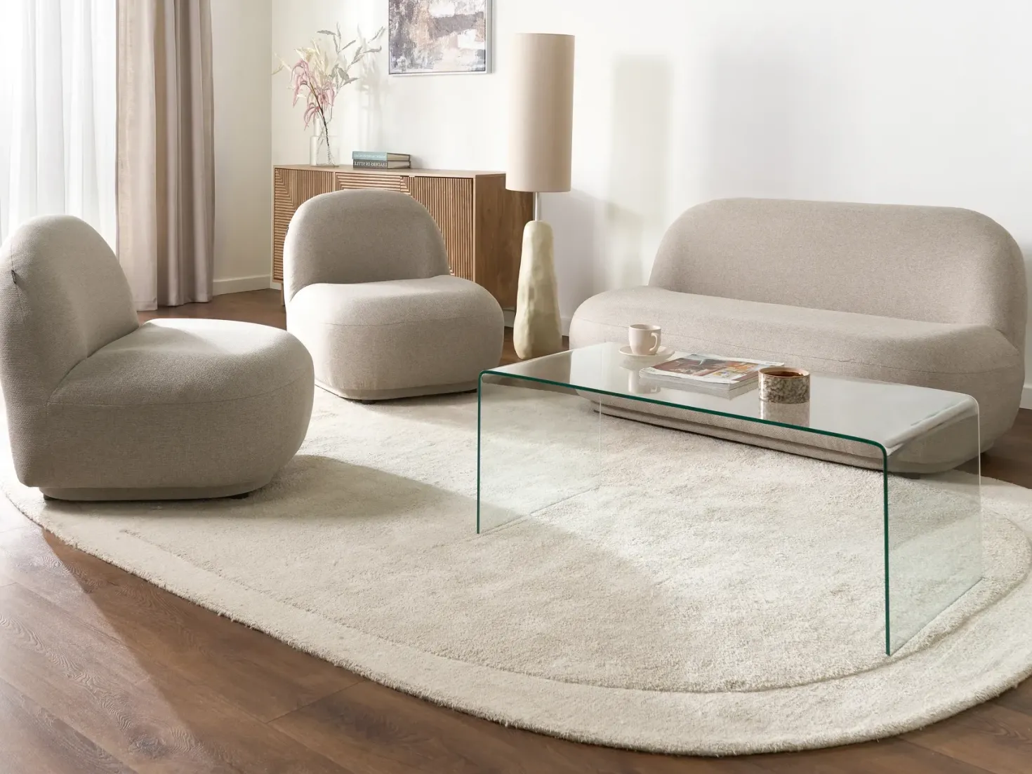 Lænestol LOVBERG Beige