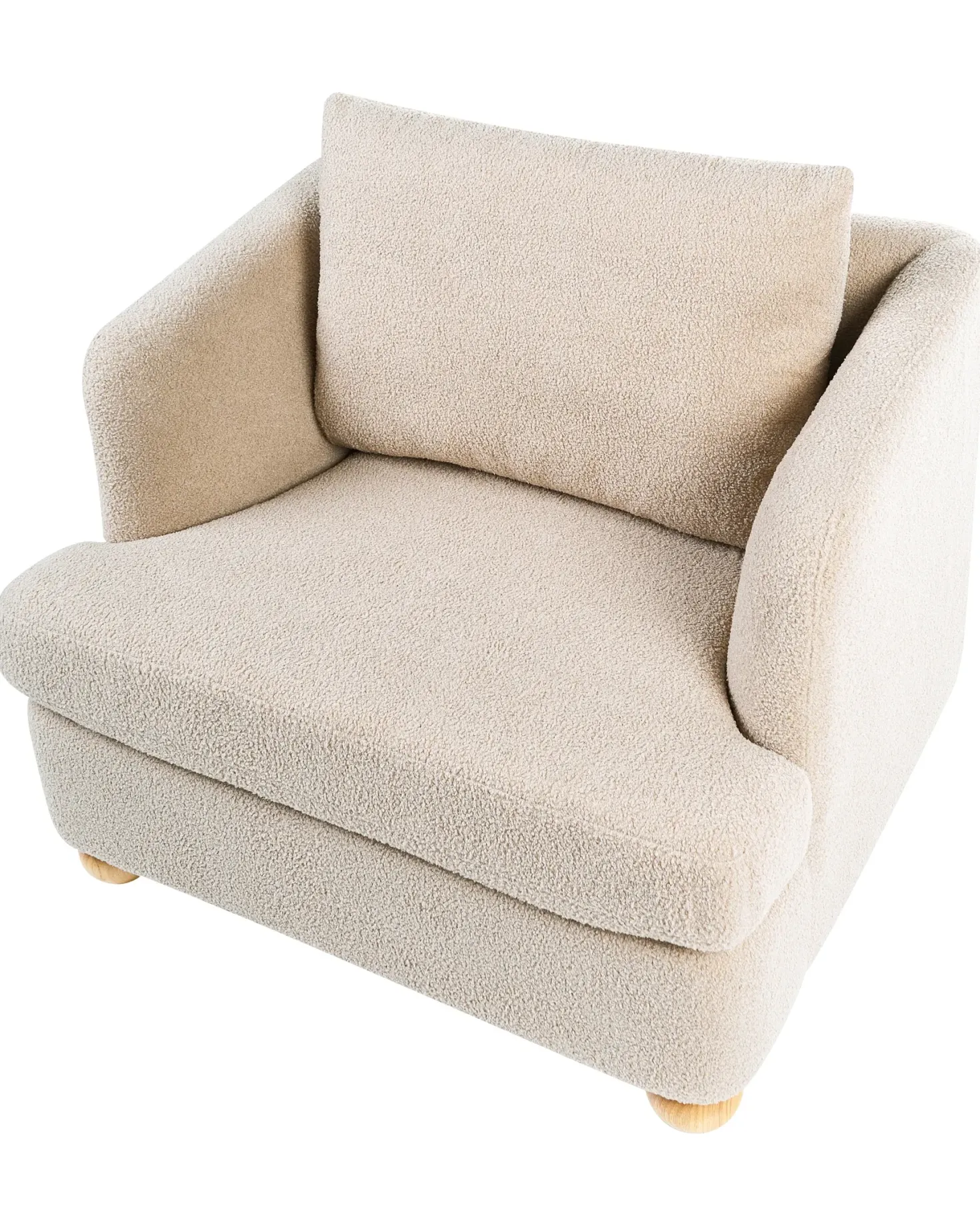 Lænestol RATTVIK Boucle Beige