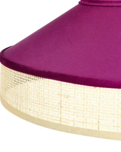 Loftlampe BATALI Rattan Fuchsia