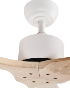 Loftsventilator ARANI Med fjernbetjening Lysebrun
