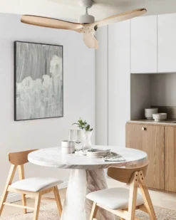 Loftsventilator ARANI Med fjernbetjening Lysebrun