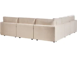 MESNALI 5 personers Hjørnesofa modul Højrevendt Beige Boucle