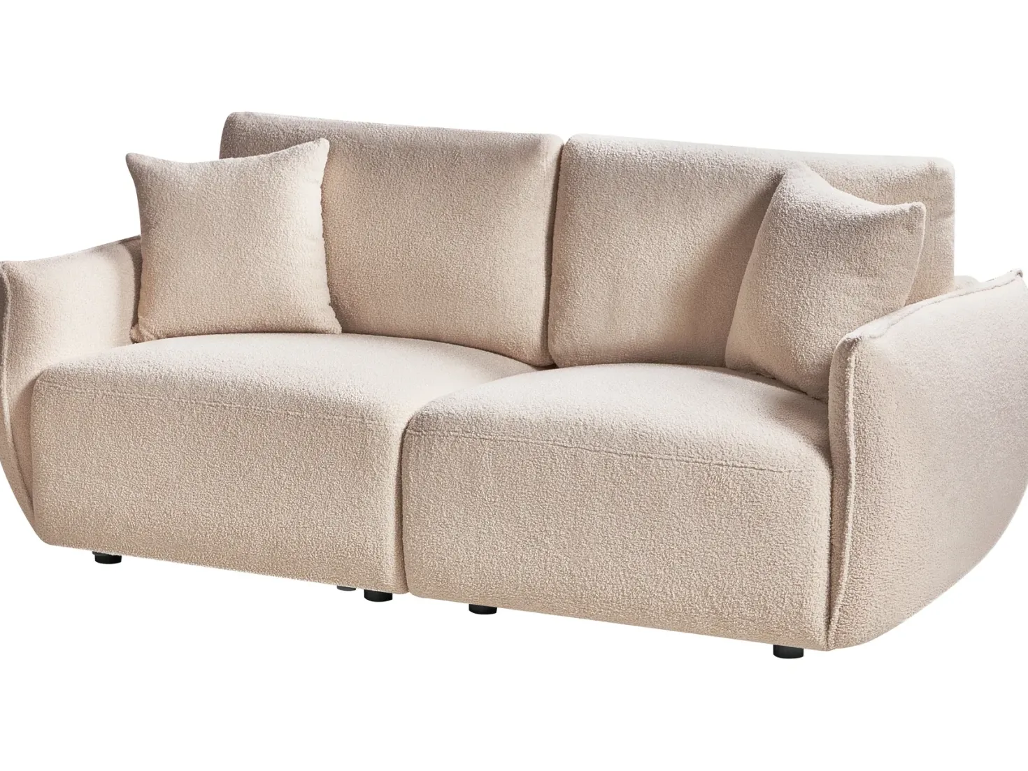 MESNALI 2 personers Modulsofa Beige Boucle