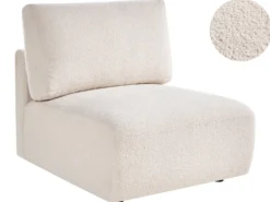 MESNALI Stol Modul Cremehvid Boucle