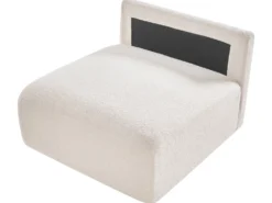 MESNALI Stol Modul Cremehvid Boucle