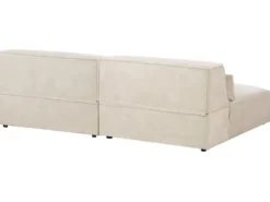 Modulsofa 2 personers HELLNAR Velour Lys Beige