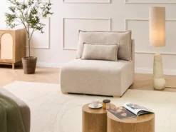 NERBO Stol Modul Beige Boucle