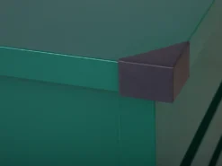 Opbevaringsboks CEBROSA 100 cm 62 cm Mørkegrøn