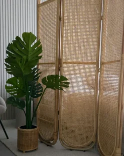 3 panelers rumdeler CORTONA Lysebrun 118 cm 180 cm