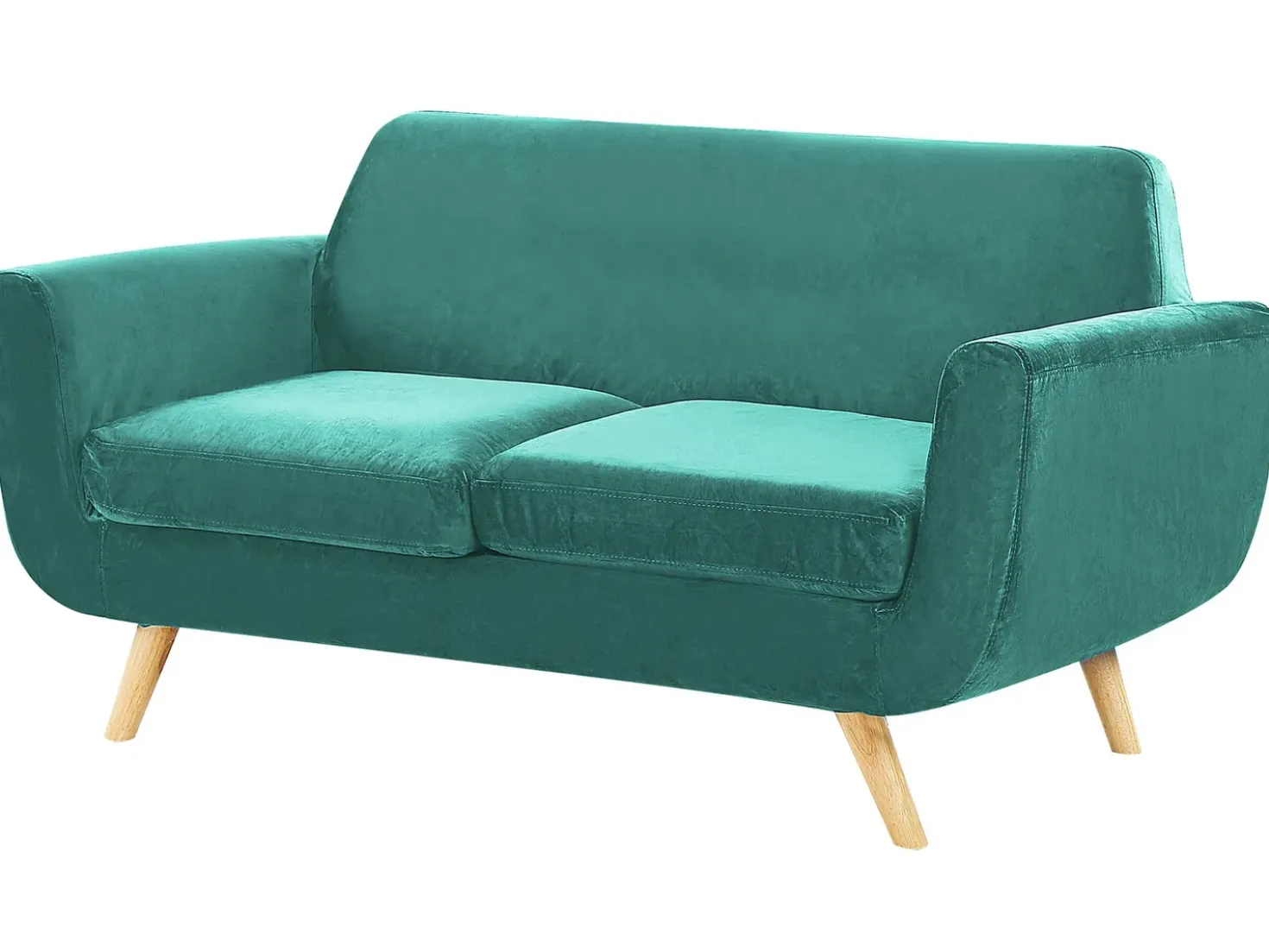 2 pers. sofaovertræk BERNES Velour Grøn