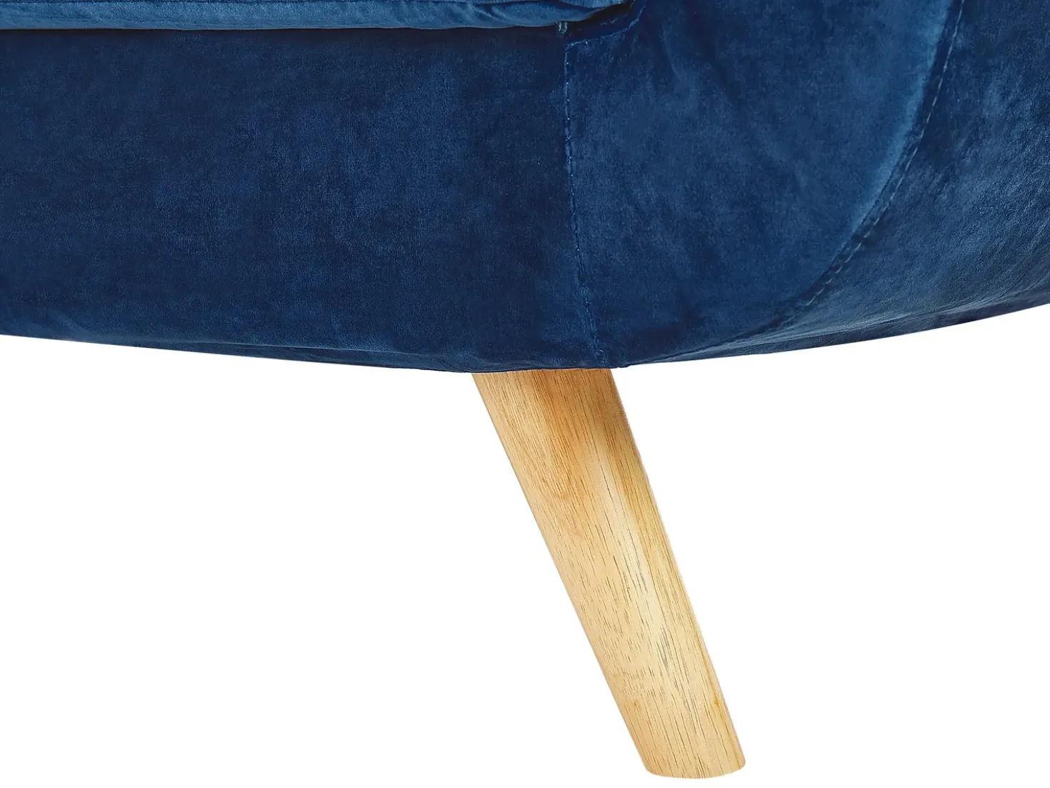 2 pers. sofaovertræk BERNES Velour Navy Blå