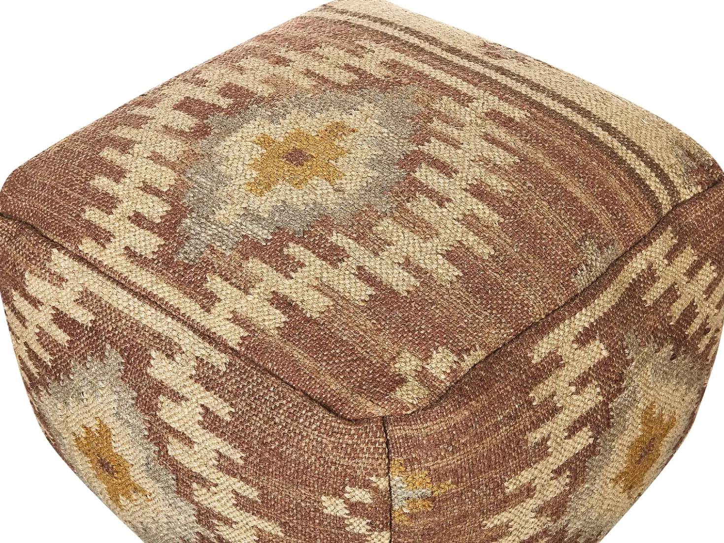 Puf BEEL Jute Multifarvet