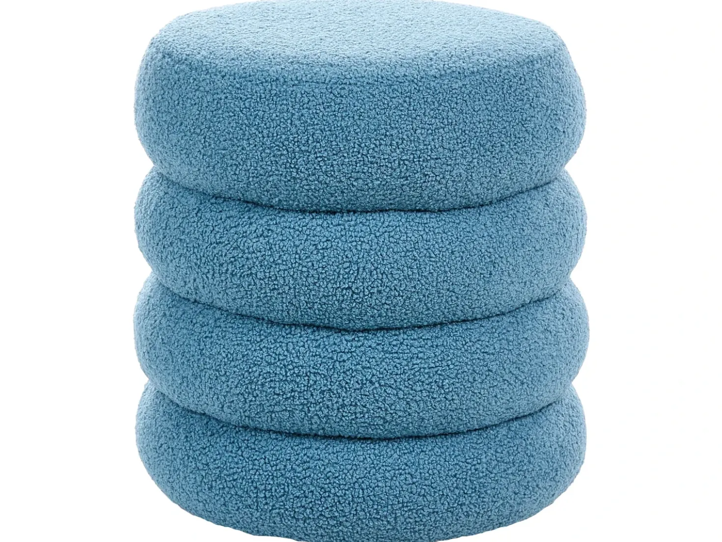 Puf SUMPTER Boucle Blå