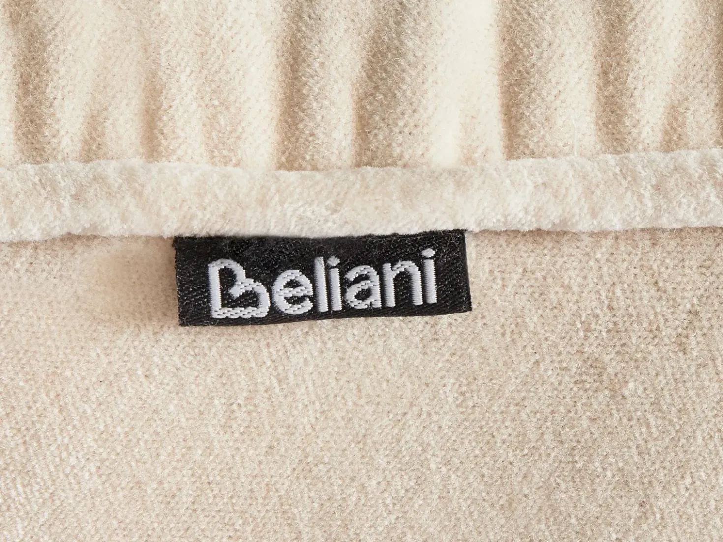 Puf YULLE Velour Lys Beige
