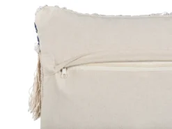 Pyntepude SOFCA Bomuld 45 x 45 cm Beige Geometrisk mønster