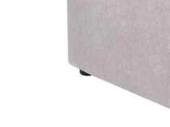 Seng med opbevaring NANTERRE Chenille Brungrå 180 x 200 cm