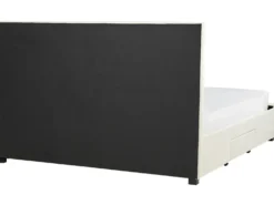 Seng med skuffer til opbevaring LIEVIN Velour Lys Beige 180 x 200 cm