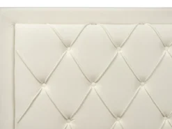 Seng med skuffer til opbevaring LIEVIN Velour Lys Beige 180 x 200 cm
