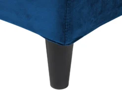 Sengekappe Velour FITOU 180 x 200 cm Mørkeblå