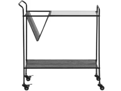Serveringsvogn ALAMO Metal Sort