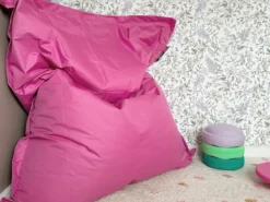 Sækkestol 300 L FUZZY 140 cm 180 cm Fuchsia