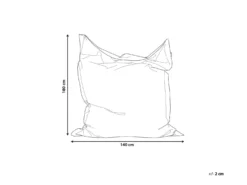 Sækkestol 300 L FUZZY 140 cm 180 cm Lilla