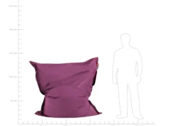Sækkestol 300 L FUZZY 140 cm 180 cm Purpur