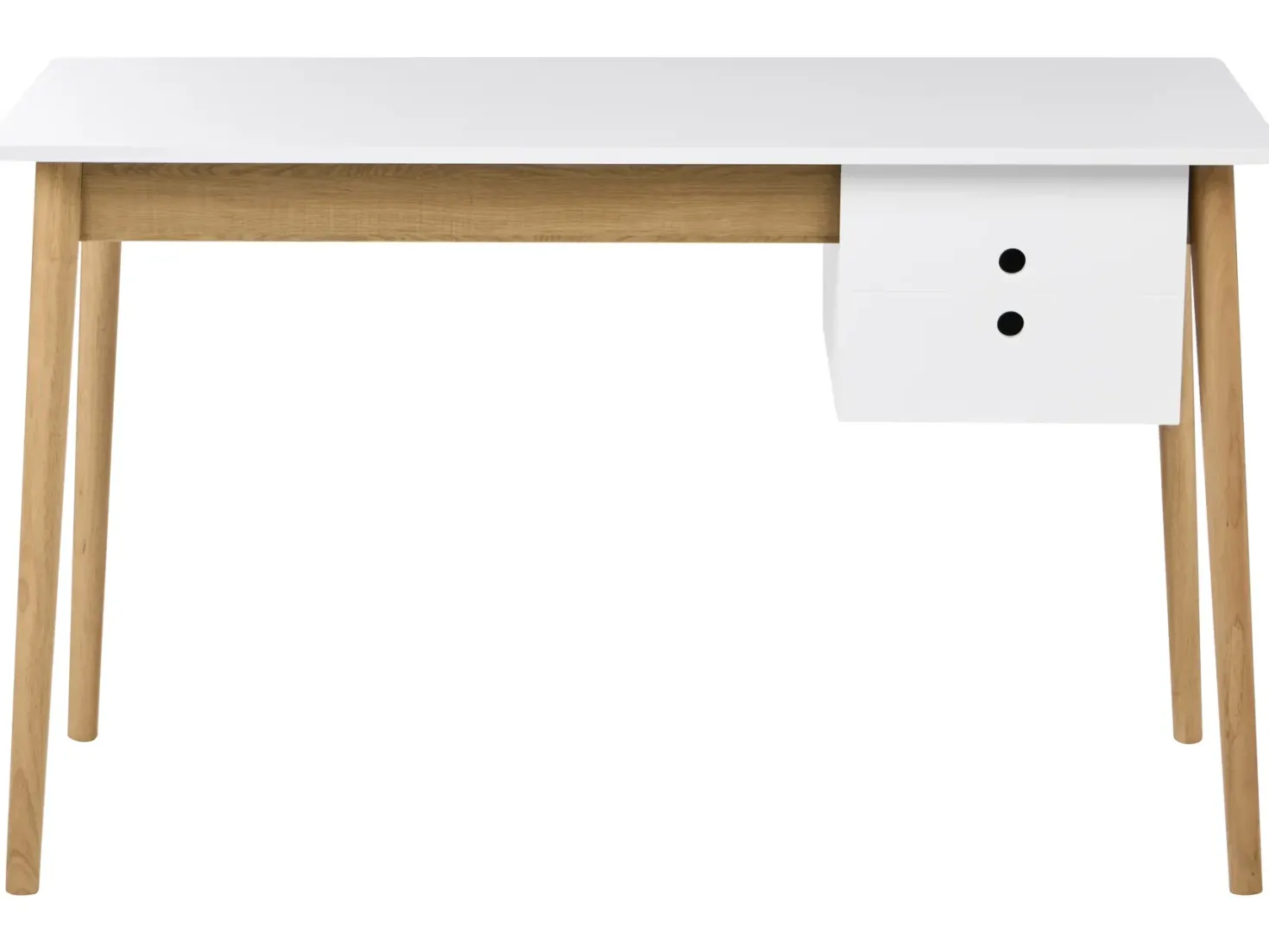 Skrivebord FENESTRA Lysebrun/hvid 120 cm 50 cm