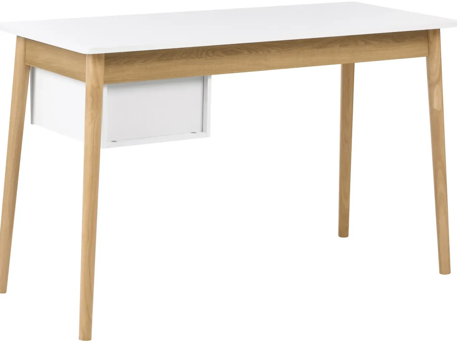 Skrivebord FENESTRA Lysebrun/hvid 120 cm 50 cm