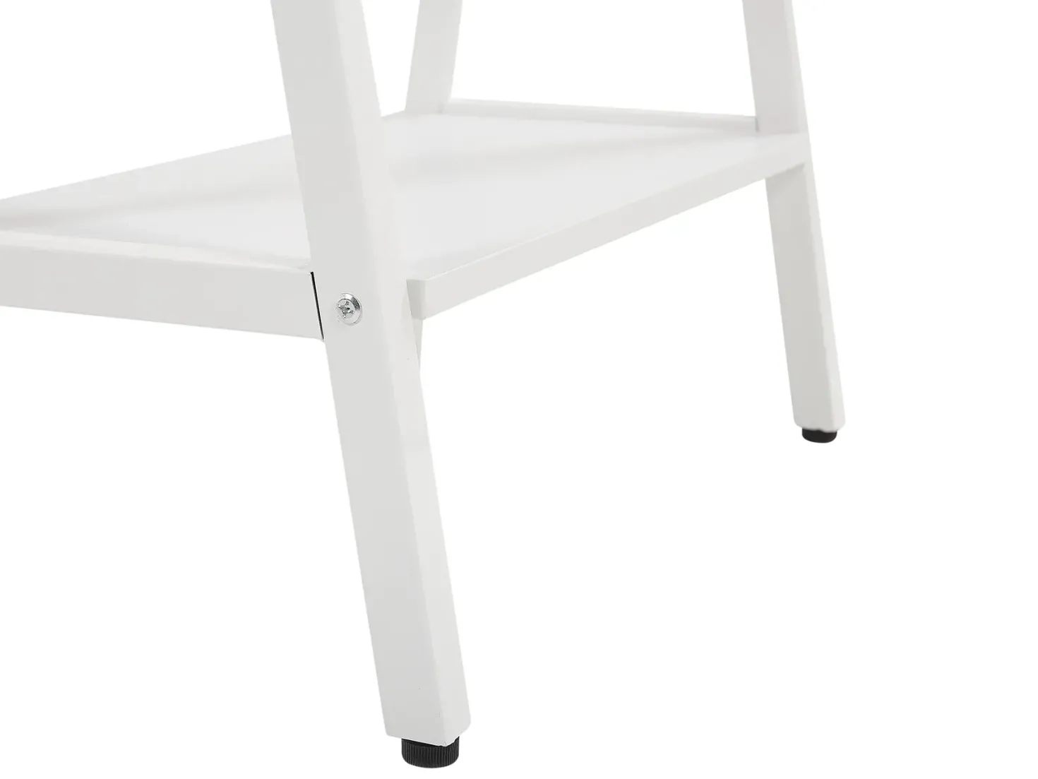 Skrivebord HEBER Brun/hvid 140 cm 60 cm med skuffer