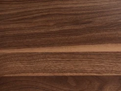 Skrivebord med perforeret tavle BUXTON Mørkebrun 84 cm 48 cm
