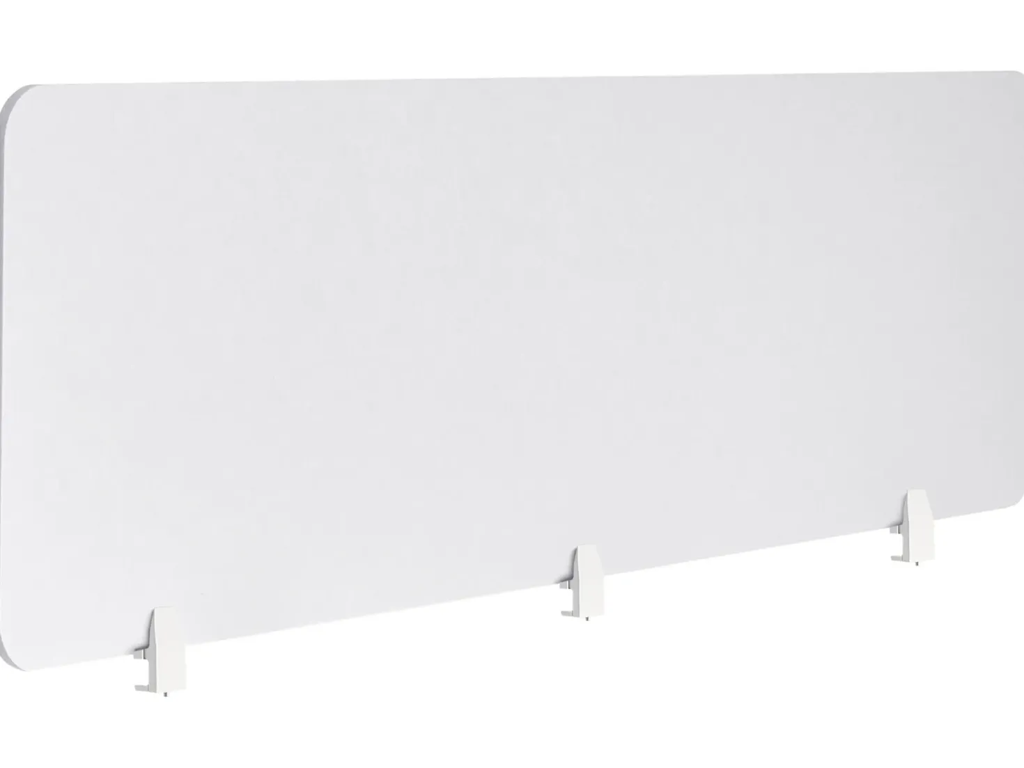 Skrivebordsdeler SPLIT 180 x 50 cm Cremehvid