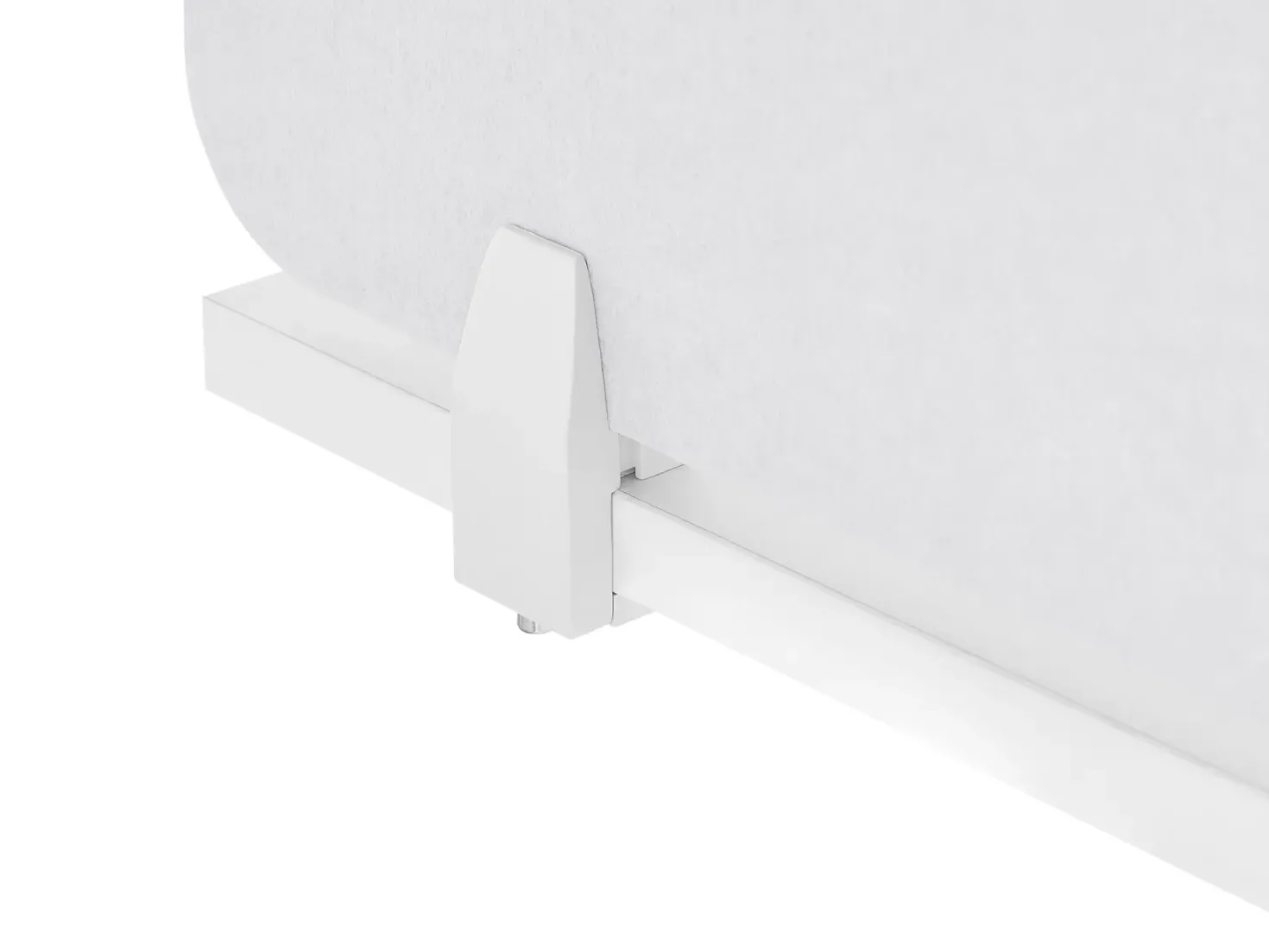 Skrivebordsdeler SPLIT 180 x 50 cm Cremehvid