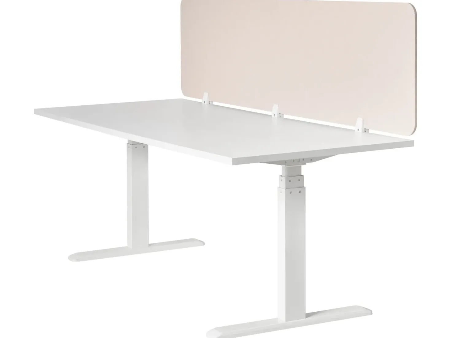 Skrivebordsdeler SPLIT 180 x 50 cm Beige