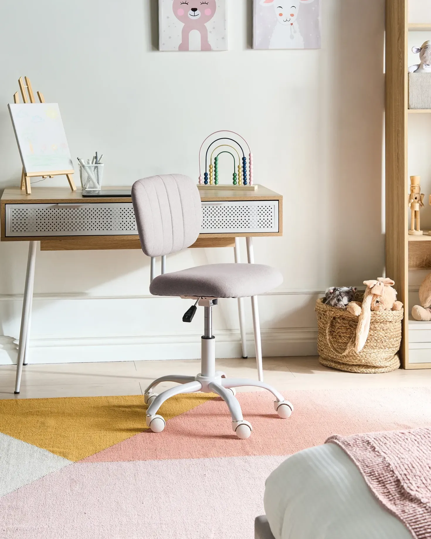Skrivebordsstol BUBBLY Lys Beige