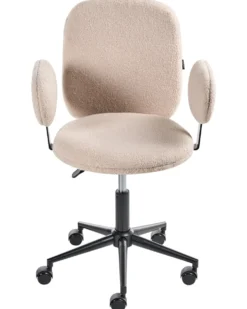 Skrivebordsstol MORAGA Boucle Beige