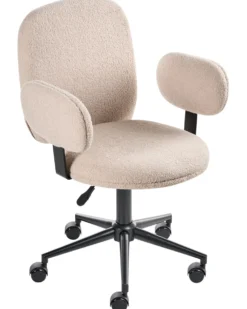 Skrivebordsstol MORAGA Boucle Beige