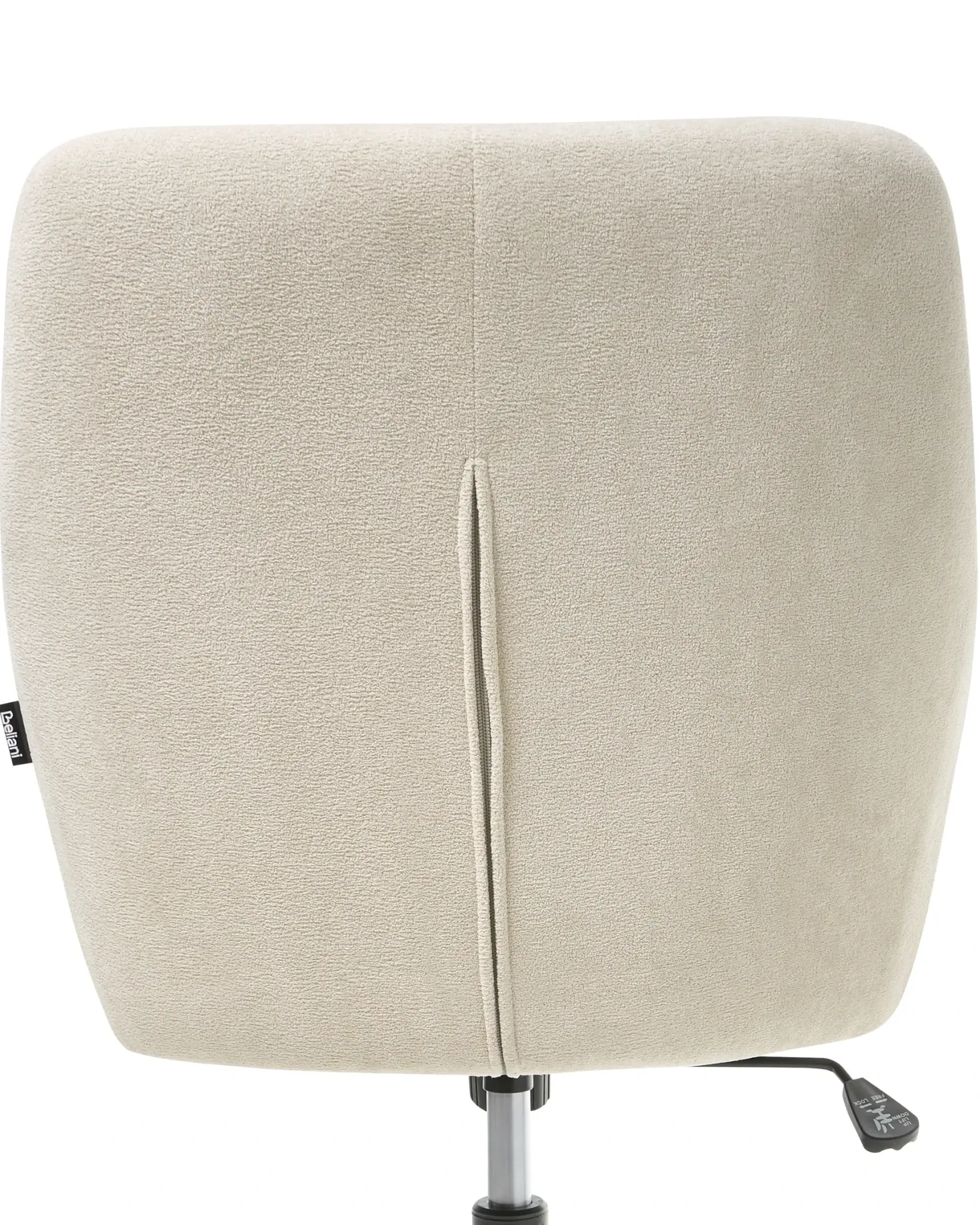 Skrivebordsstol PALMDALE Velour Lys Beige