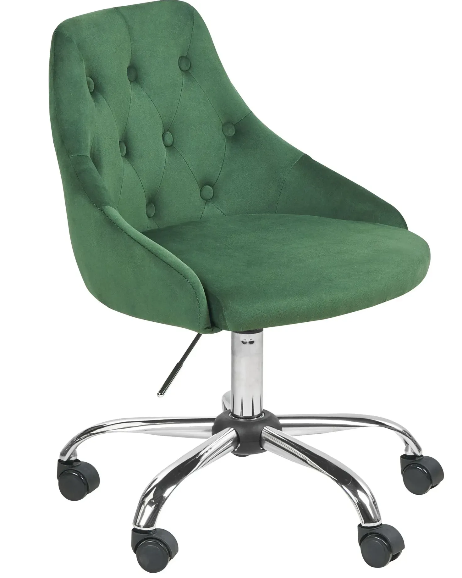 Skrivebordsstol PARRISH Velour Smaragdgrøn