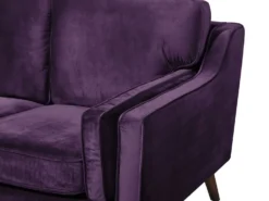 Sofa 2 personers LOKKA Velour Purpur