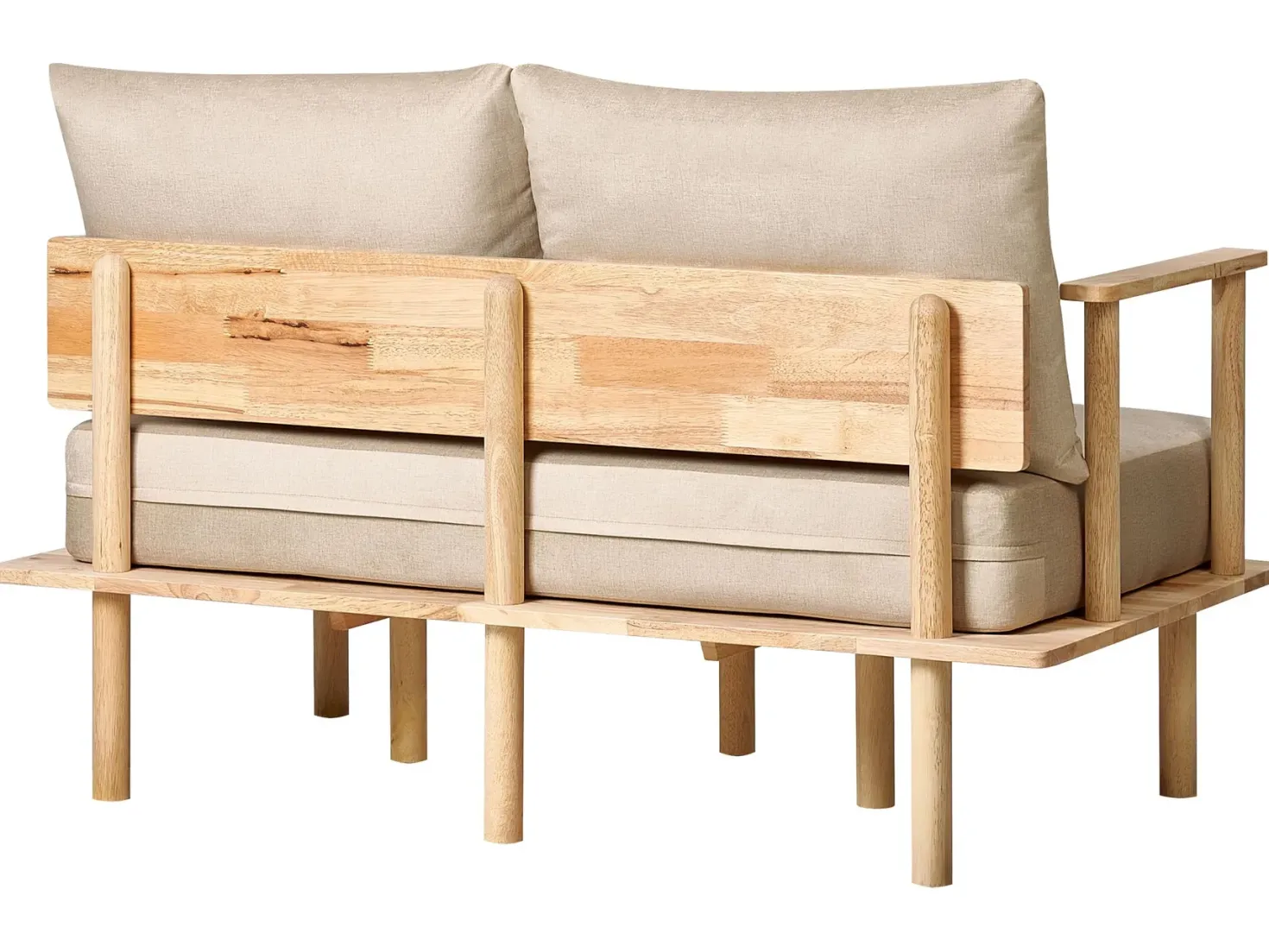 Sofa 2 personers ASKER Sand Beige