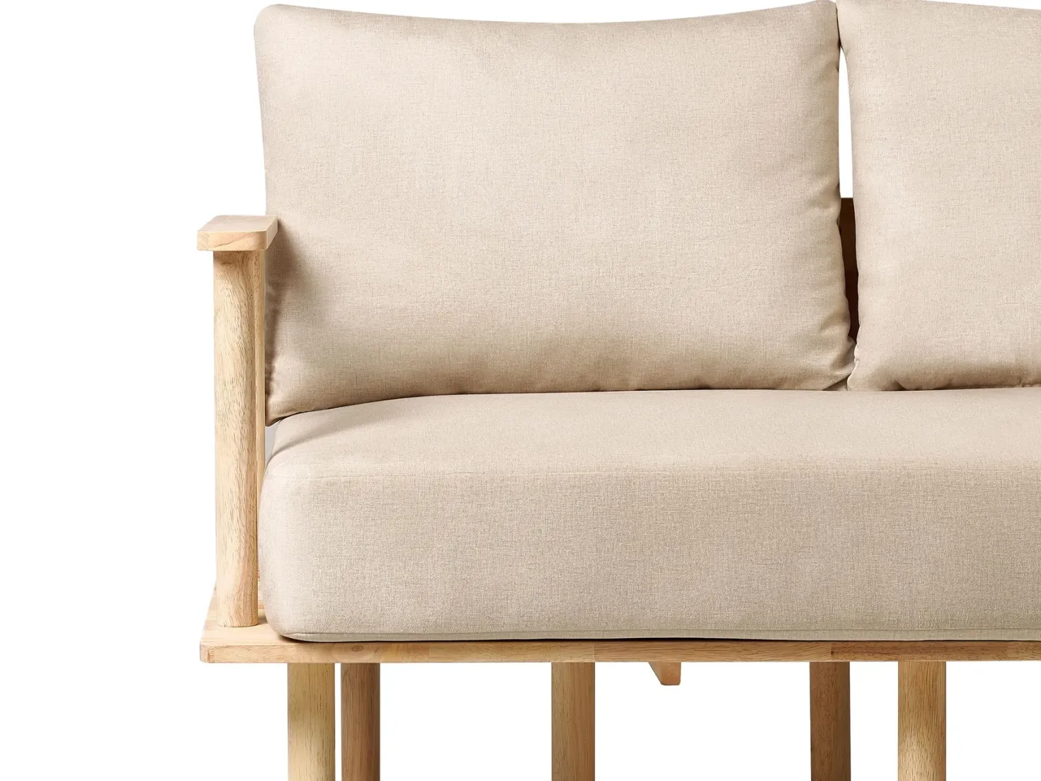 Sofa 2 personers ASKER Sand Beige