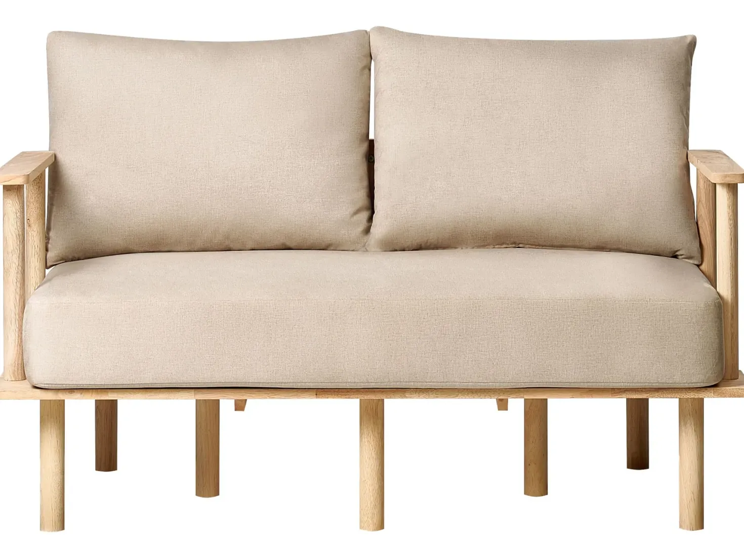 Sofa 2 personers ASKER Sand Beige