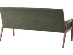 Sofa 3 personers ESRUM Mørkebrun/ Grøn